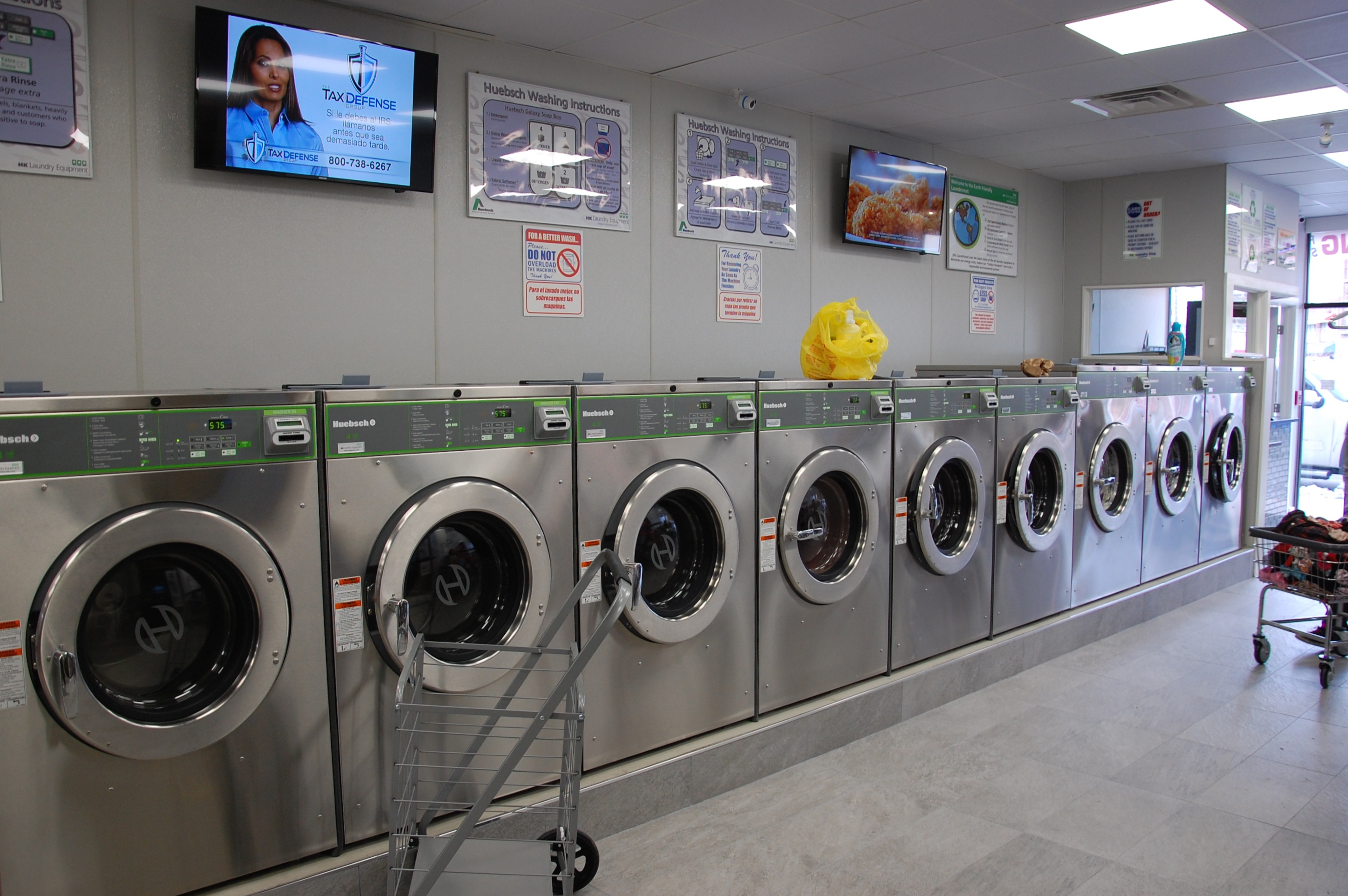 The store features Huebsch Galaxy 600 Washers & Dryers. Thumbnail