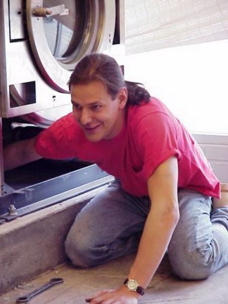 Professional laundry equipment installers