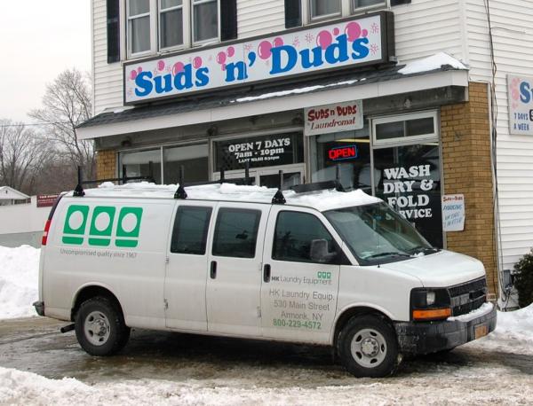 HK Laundry Equipment Service Van