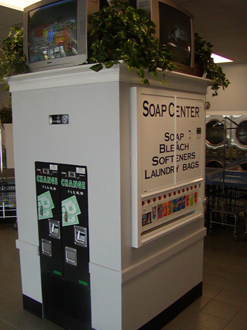 Center Column of Change Machines (4) and Soap Machines (2) Thumbnail